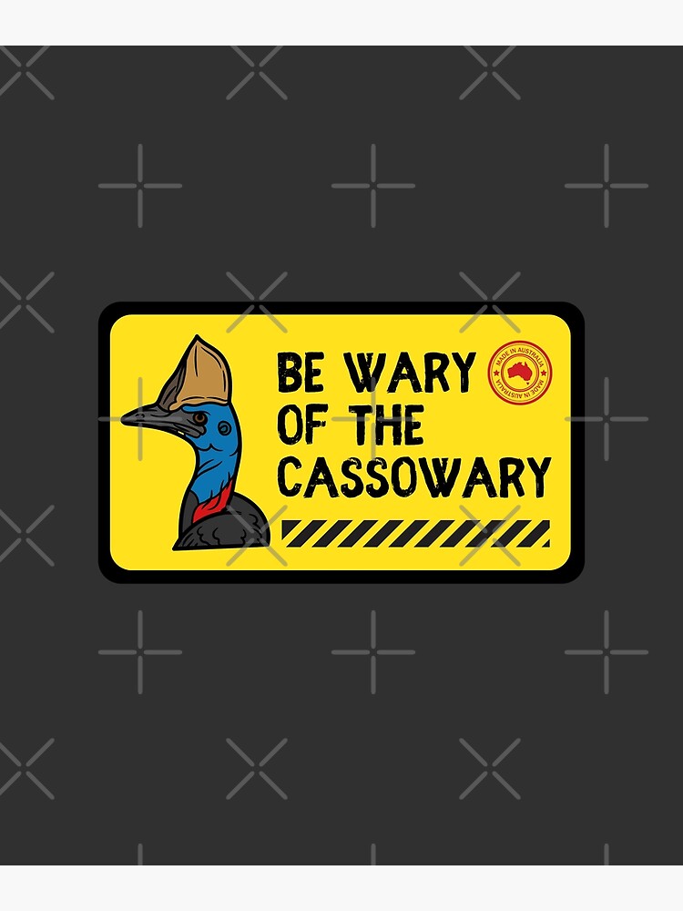 "Funny Australian Cassowary Be Wary Of the Cassowary Southern Cassowary ...