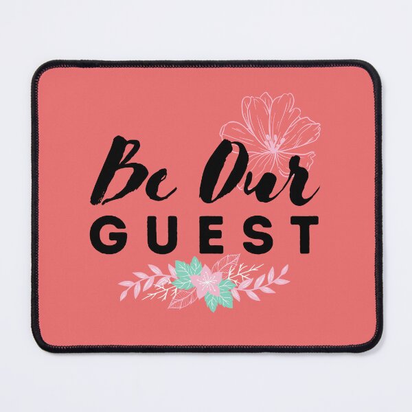Item preview, Flowers Be Our Guest Throw Pillow Cover Rectangular Pillowcase Living Room Bedroom Car Home Decor designed and sold by marwan elsaeed.