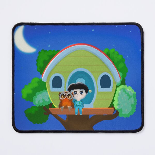 Item preview, Counting stars - A boy and an owl designed and sold by MyParadiseGifts.