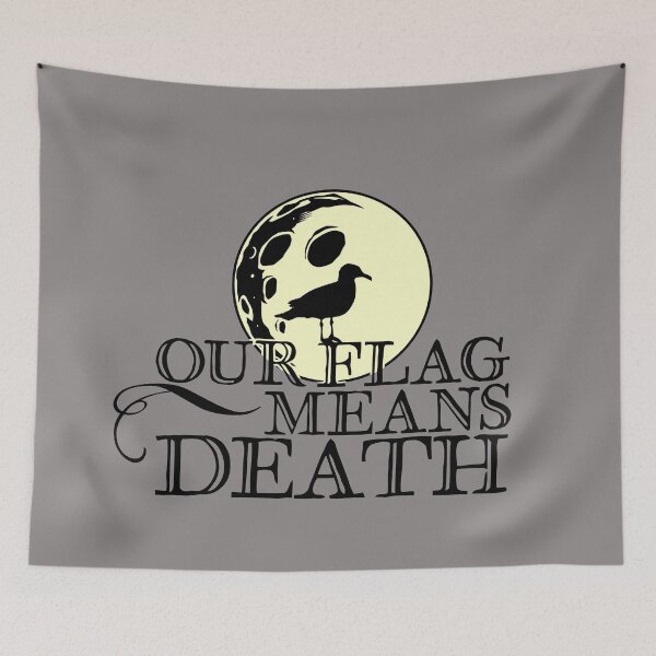 Item preview, Flag Means  Death Moon Logo designed and sold by ThomasKadmon.