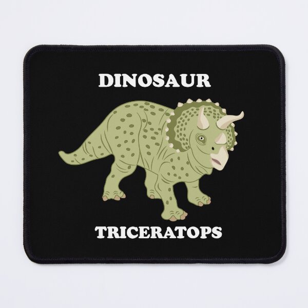 Item preview, Green Dinosaur Triceratops, Stone Age Animals designed and sold by CreaVisArt.