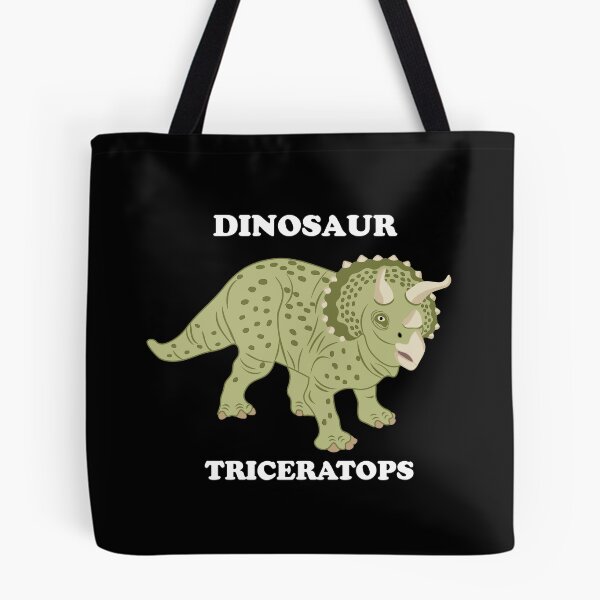 Item preview, Green Dinosaur Triceratops, Stone Age Animals designed and sold by CreaVisArt.
