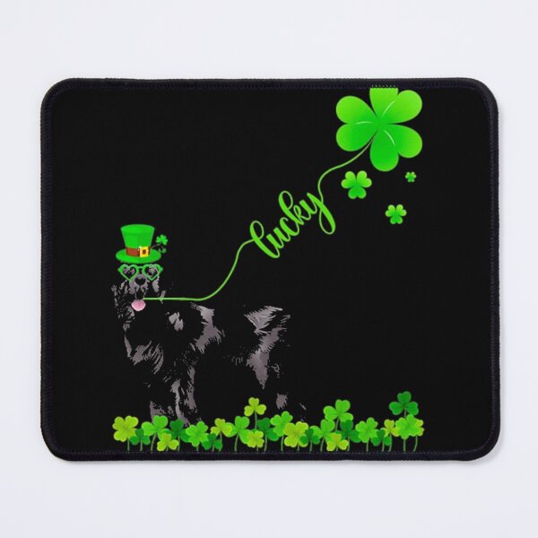 Item preview, Leprechaun Newfoundland Dog Patricks Day designed and sold by juansherold.