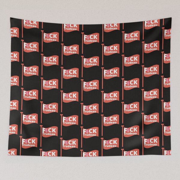 Item preview, Fuck Trudeau Flag     designed and sold by Pyramidappa.