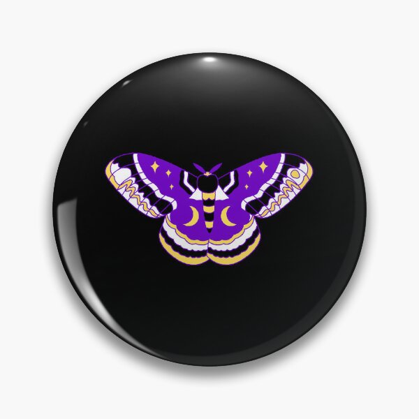 Item preview, Subtle Nonbinary Pride Flag, Aesthetic Discreet Enby Moth, LGBTQ designed and sold by SweetestPrints.