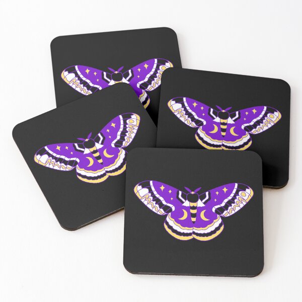 Item preview, Subtle Nonbinary Pride Flag, Aesthetic Discreet Enby Moth, LGBTQ designed and sold by SweetestPrints.