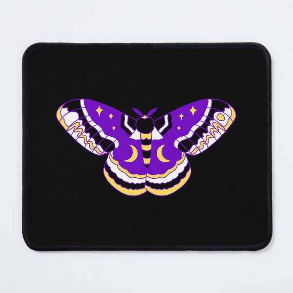 Item preview, Subtle Nonbinary Pride Flag, Aesthetic Discreet Enby Moth, LGBTQ designed and sold by SweetestPrints.
