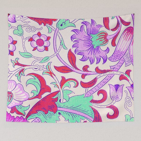 Item preview, Purple Red Turquoise Floral Lodden Pattern designed and sold by fowons.