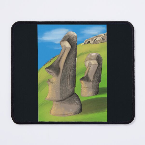 Item preview, Moai statues designed and sold by PressShana.
