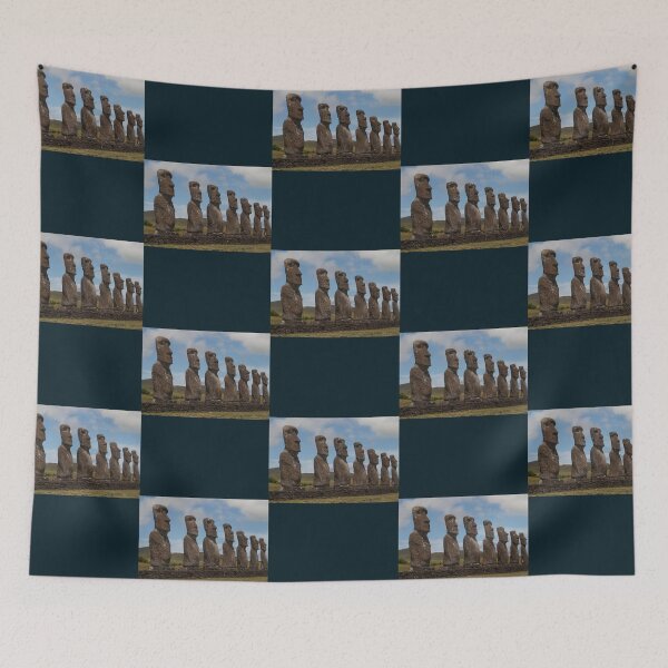 Item preview, Mysterious Easter Island   designed and sold by PressShana.