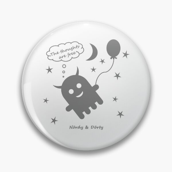Item preview, Thoughts are free designed and sold by NoerdyundDoerty.