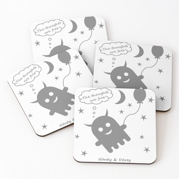 Item preview, Thoughts are free designed and sold by NoerdyundDoerty.