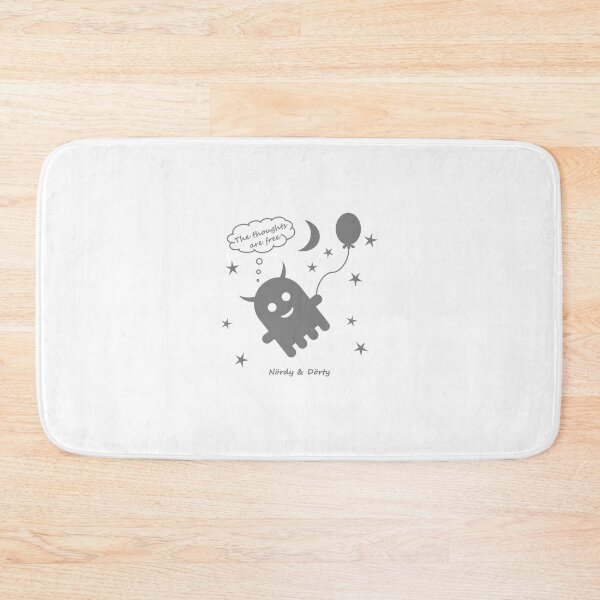 Item preview, Thoughts are free designed and sold by NoerdyundDoerty.