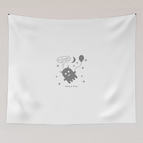Item preview, Thoughts are free designed and sold by NoerdyundDoerty.