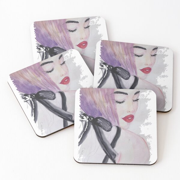 Item preview, chic girl fashion illustration designed and sold by Nazrin Nasimi.