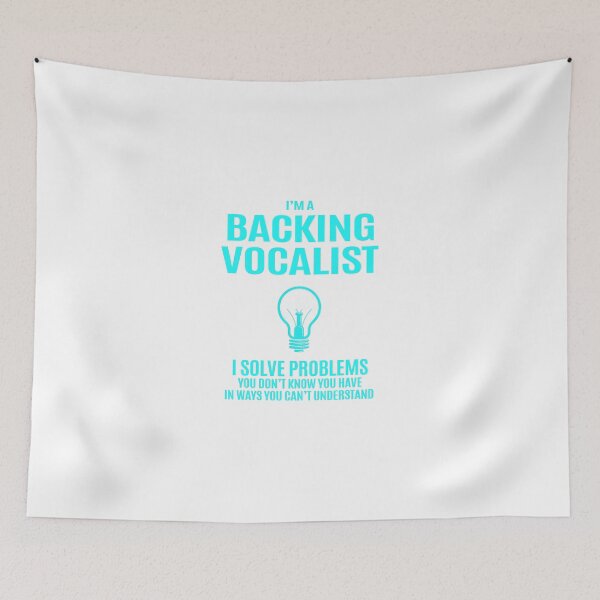 Item preview, Backing Vocalist - I Solve Problems Job Gift designed and sold by melissaval2.