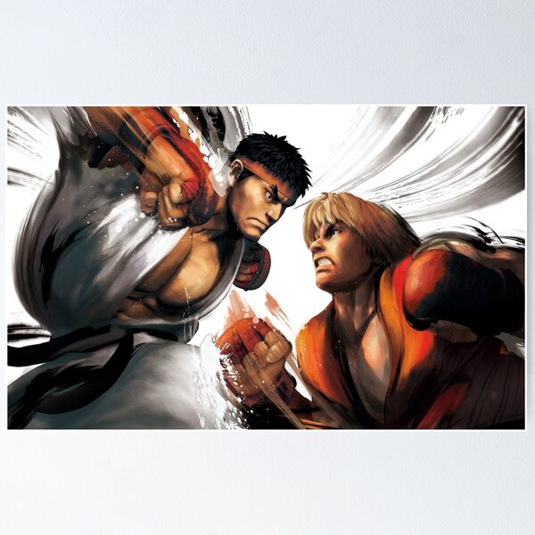 Streetfighter's Vega, Ken & Sakura by Shinkiro