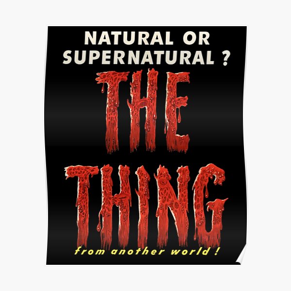 The Thing From Another World Movie Poster Poster For Sale By Jonnykent Redbubble 1615