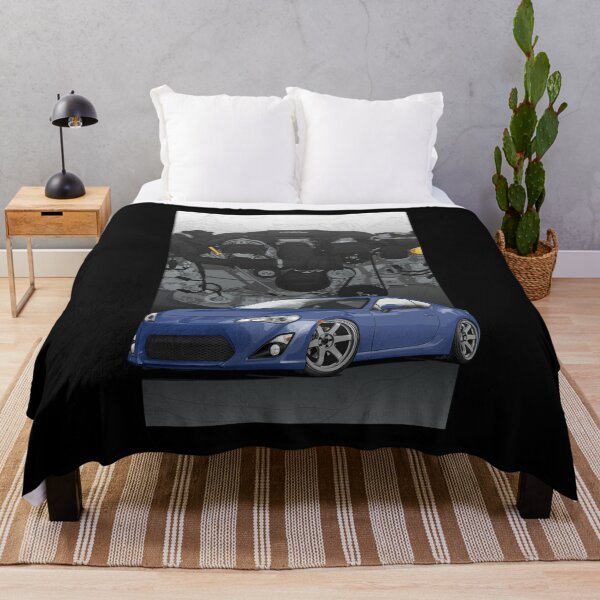 Item preview, Blue GT-86 Illustration with 4u gse engine backdrop designed and sold by ArtyMotive.