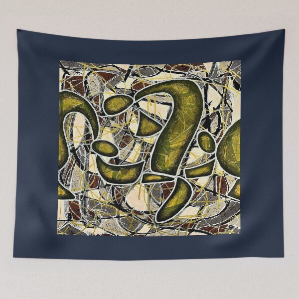 Item preview, Abstract war acrylic painting  designed and sold by LukjanovArt.