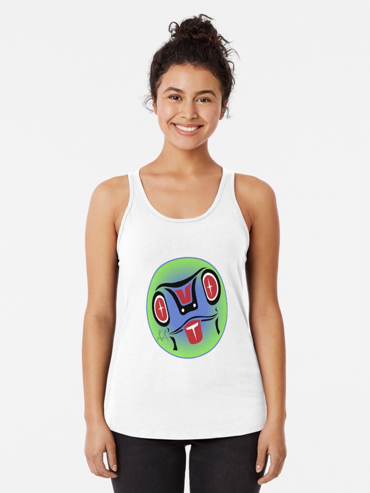 Thumbnail 1 of 3, Racerback Tank Top, Niya - Me designed and sold by AdeleArseneau.