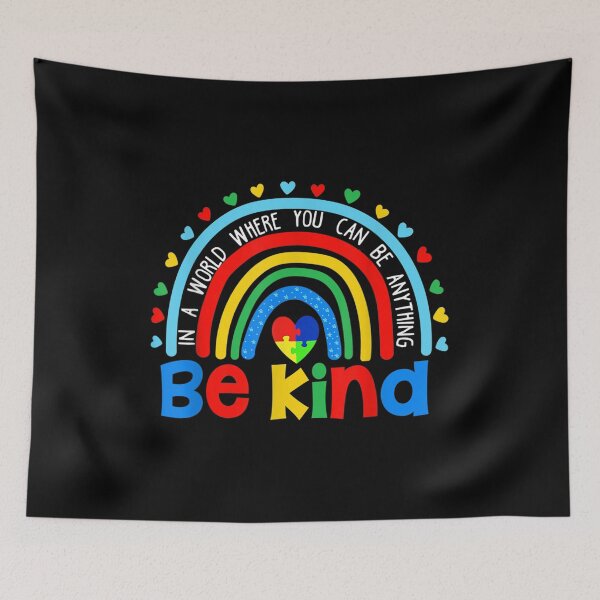 Item preview, In A World Where You Can Be Anything Be Kind Leopard Rainbow  designed and sold by jeanniec55.