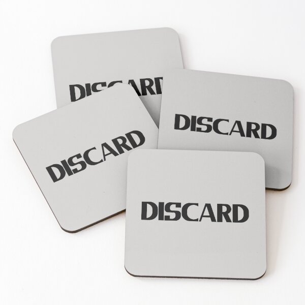 Item preview, Discard - Bold Black Text designed and sold by Chubuter.