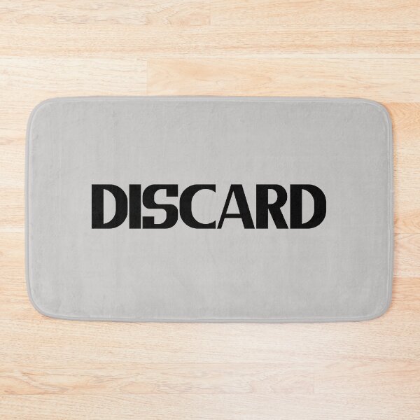 Item preview, Discard - Bold Black Text designed and sold by Chubuter.