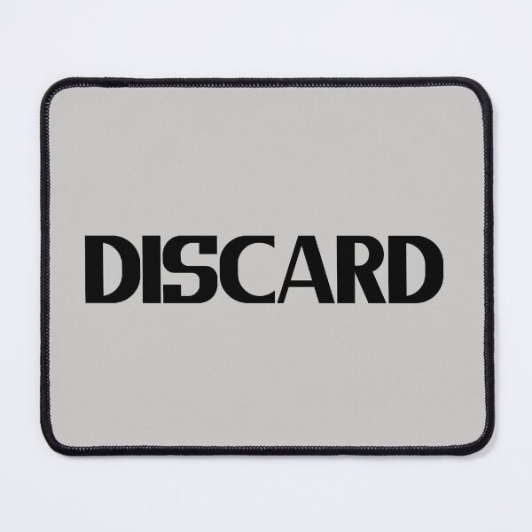 Item preview, Discard - Bold Black Text designed and sold by Chubuter.