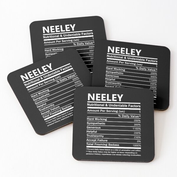 Item preview, Neeley Name T Shirt - Neeley Nutritional And Undeniable Factors Gift Item Tee designed and sold by masondilla.