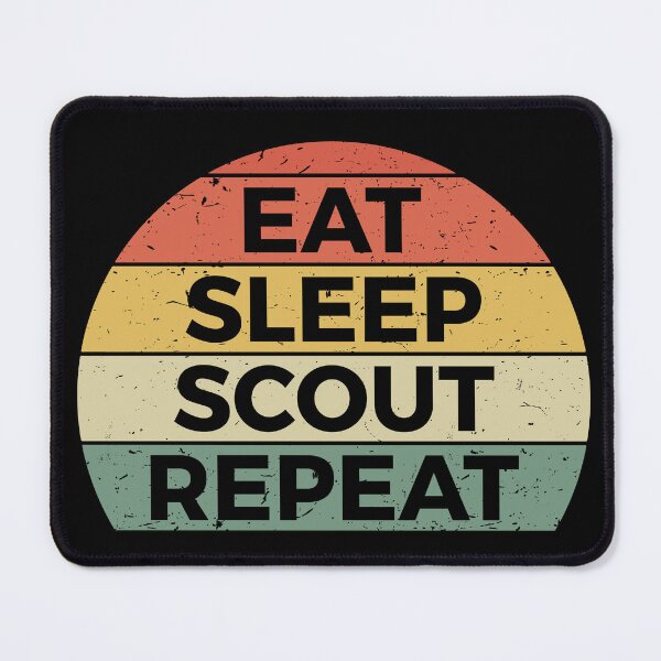 Item preview, Eat Sleep Scout Repeat I designed and sold by Lemon Pepper.