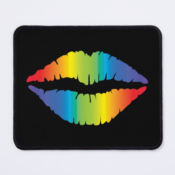 Item preview, rainbow kiss designed and sold by rclsivcreative.