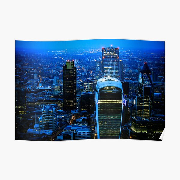 Blue Metropolis Poster