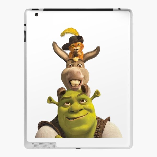 Puss in Boots, Shrek and Donkey iPad Case & Skin for Sale by Morphey22