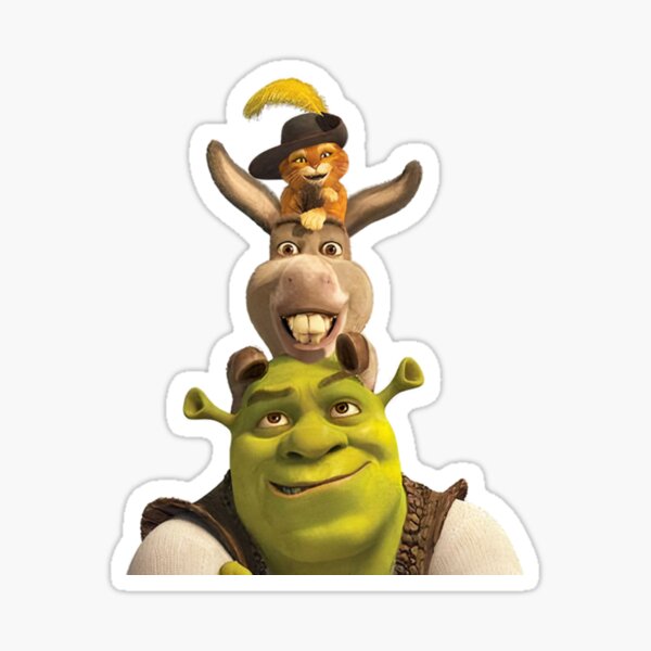 Shrek and Fiona Crocs Charms Ogre Donkey Cartoon 2000's Movie Kids