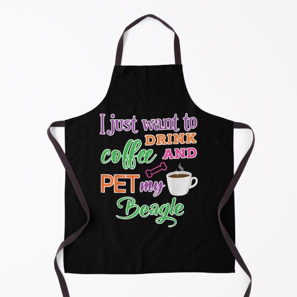 Item preview, Funny I Just Want To Drink Coffee And Pet My Beagle designed and sold by jeanniec55.