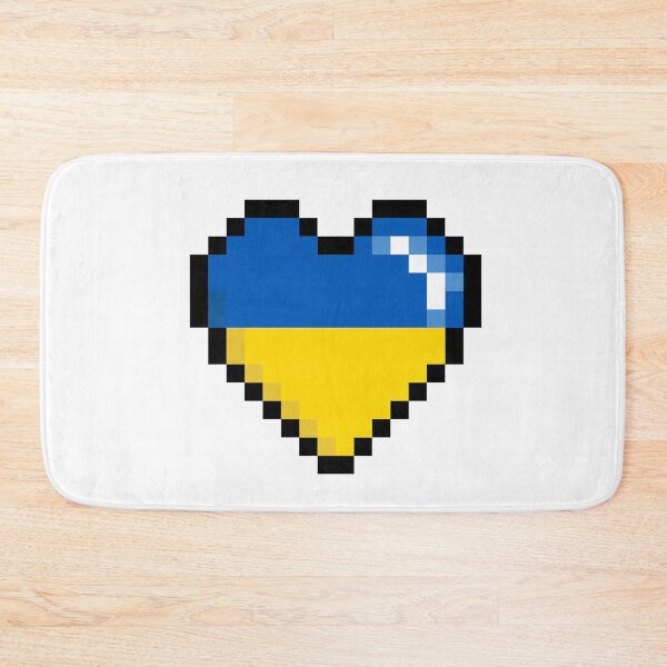 Item preview, Ukrainian Pixel Heart designed and sold by Asaha17.