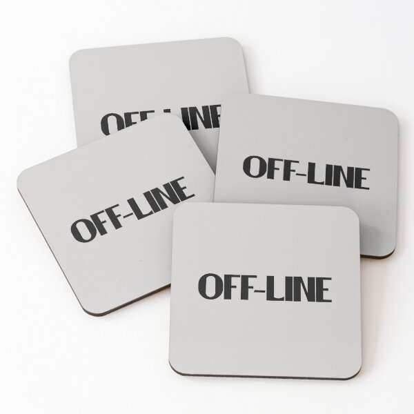 Item preview, Off-Line - Bold Black Text designed and sold by Chubuter.