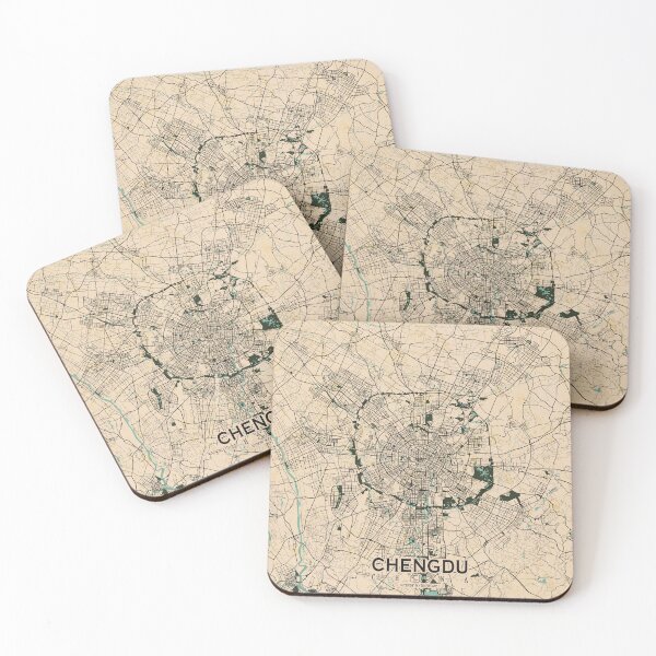 Item preview, Chengdu City Map of Sichuan, China - Vintage designed and sold by deMAP.