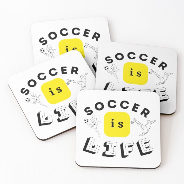 Item preview, Soccer is life. designed and sold by Design Vibes.