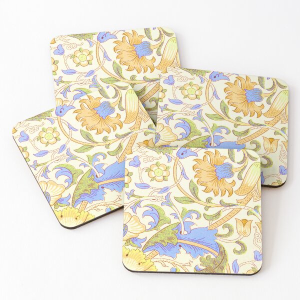 Item preview, Retro yellow blue green Floral Lodden Pattern designed and sold by fowons.