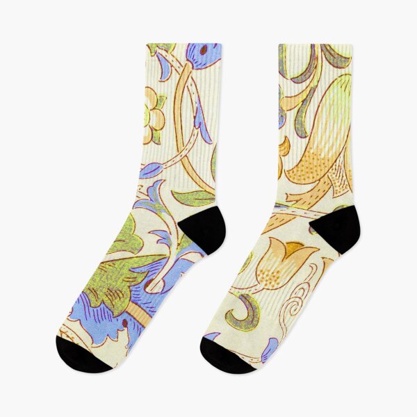 Item preview, Retro yellow blue green Floral Lodden Pattern designed and sold by fowons.