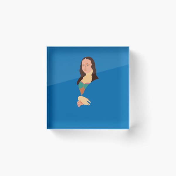 Mona Lisa Acrylic Block