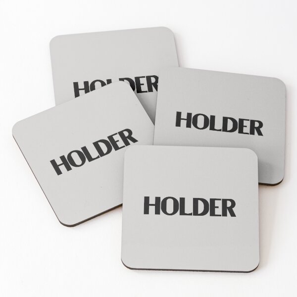 Item preview, Holder - Bold Black Text designed and sold by Chubuter.