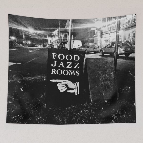 Item preview, food. jazz. rooms.  designed and sold by rclsivcreative.