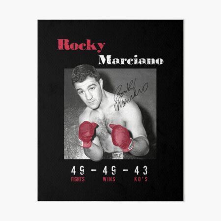  Rocky Marciano KO's Joe Louis 8x10 Photo : Sports