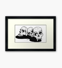 Trio of Death Framed Print