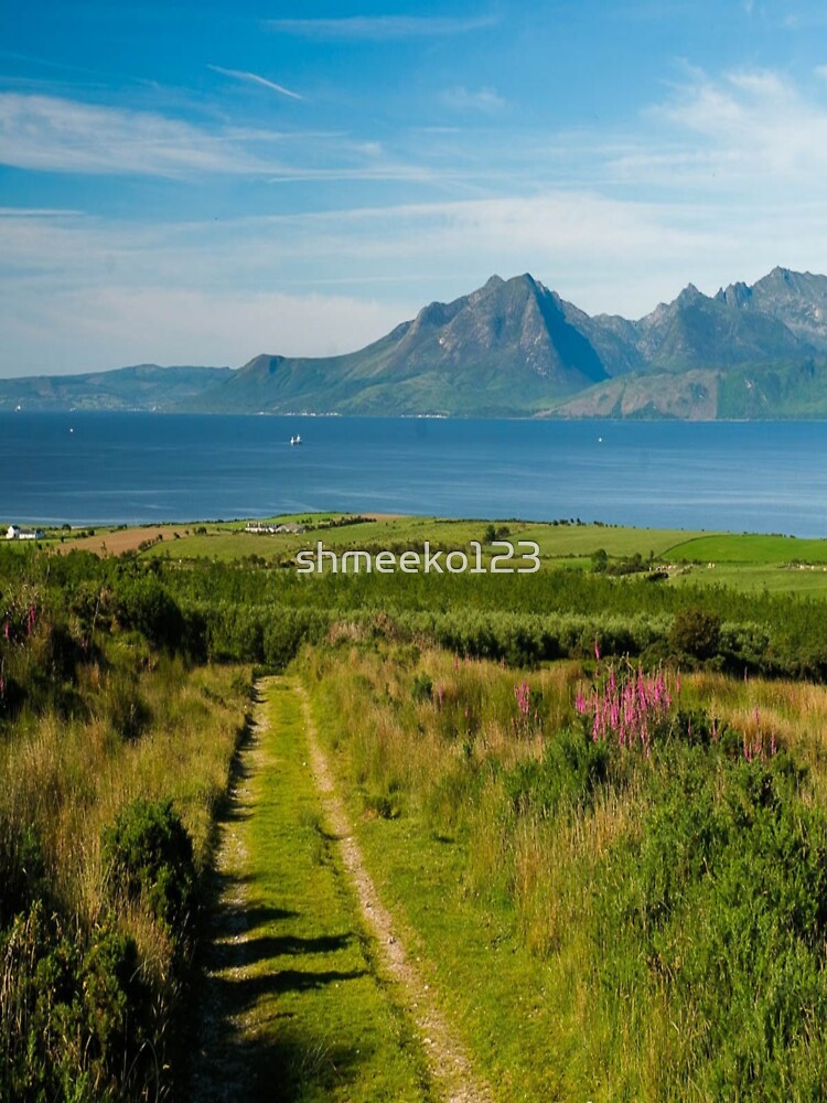 "West Island Way Pathway Scenery Kilchattan Bay Rothesay Isle of Bute