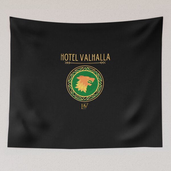 Item preview, Hotel Valhalla Standard Classic T-Shirt Essential T-Shirt Classic T-Shirt designed and sold by GuillermoBrito.