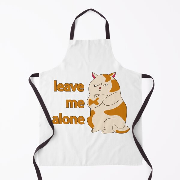 Item preview, Moody fat cat leave me alone designed and sold by CutieBlue.